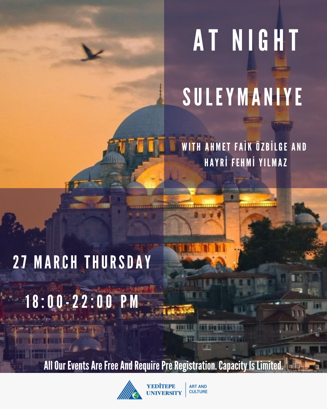    Suleymaniye at Night is Announced to Istanbul Lovers!