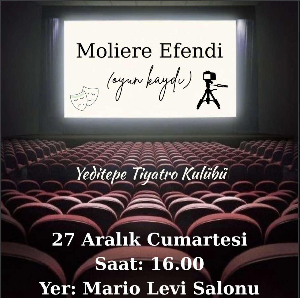 Moliere Efendi Oyun Kaydı Gösterimi