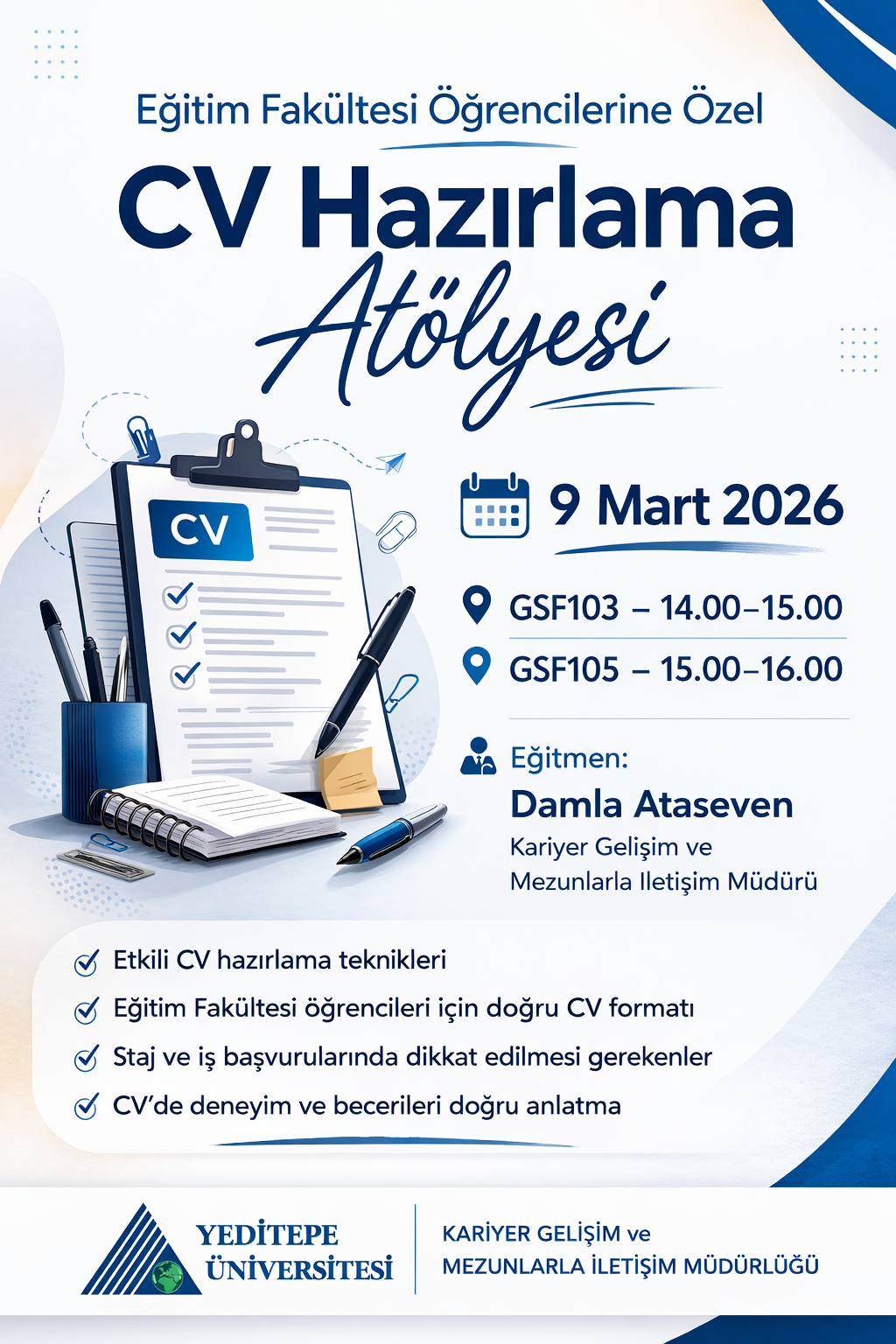 Damla Ataseven CV Atölyesi