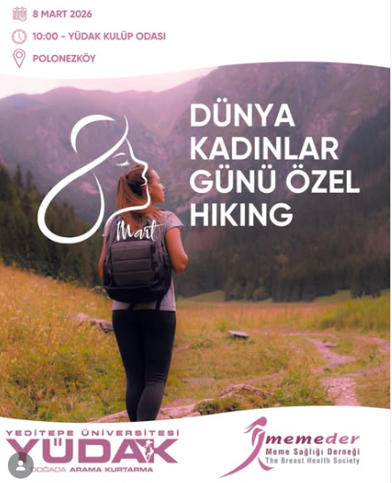 yüdak-kadınlar günü hiking