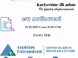 Kariyerime Ilk Adım: Öz Geçmiş Oluşturuyorum - Cv Atölyesi
