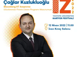 Çağlar Kuzlukluoğlu  Bloomberg  HT - Araştırma  1988 yılında Denizli'de doğdu, 2006 yılında Denizli TEV Anadolu Lisesi’ni bitirdikten sonra üniversite eğitimi için İstanbul'a geldi. Yeditepe Üniversitesi Ticari Bilimler Fakültesi Uluslararası Finans Bölümü'nden 2011 yılında mezun olana kadar; Atatürkçü Düşünce Kulübü başkanlığı, Kulüpler Birliği başkanlığı, Ticari Bilimler Fakültesi temsilciliği ve Uluslararası Finans Bölümü temsilciliği görevlerinde bulundu. Borsa İstanbul, TCMB, Turkish Bank ve Ortadoğu S