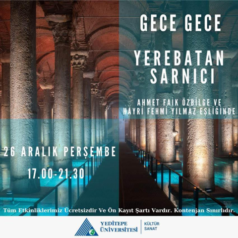 Gece Gece Yerebatan Sarnıcı