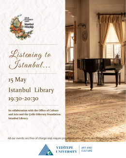 Listening to Istanbul